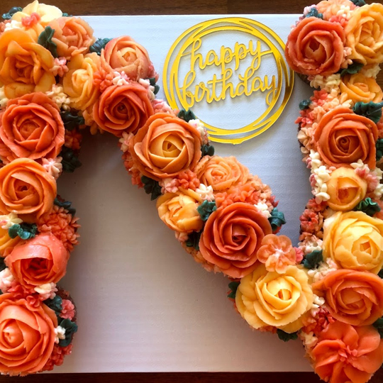 Cupcake Letter Photo